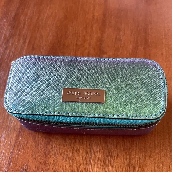 RARE Henri Bendel Galactic Petrol lipstick cosmetic case!!! Never used!! - Picture 6 of 7